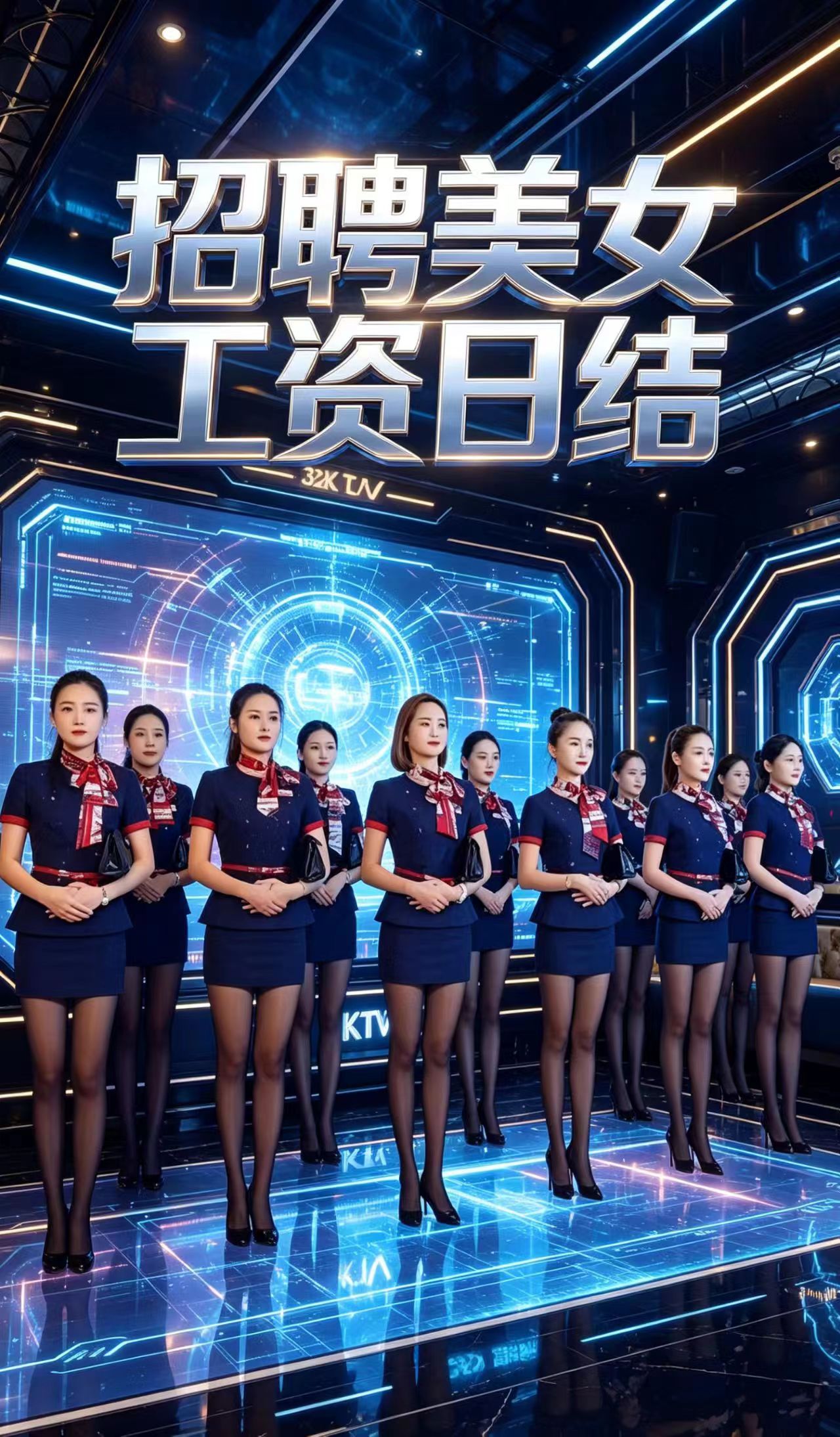 龙华KTV夜场招聘女生日结一千二可兼职-龙华商务KTV