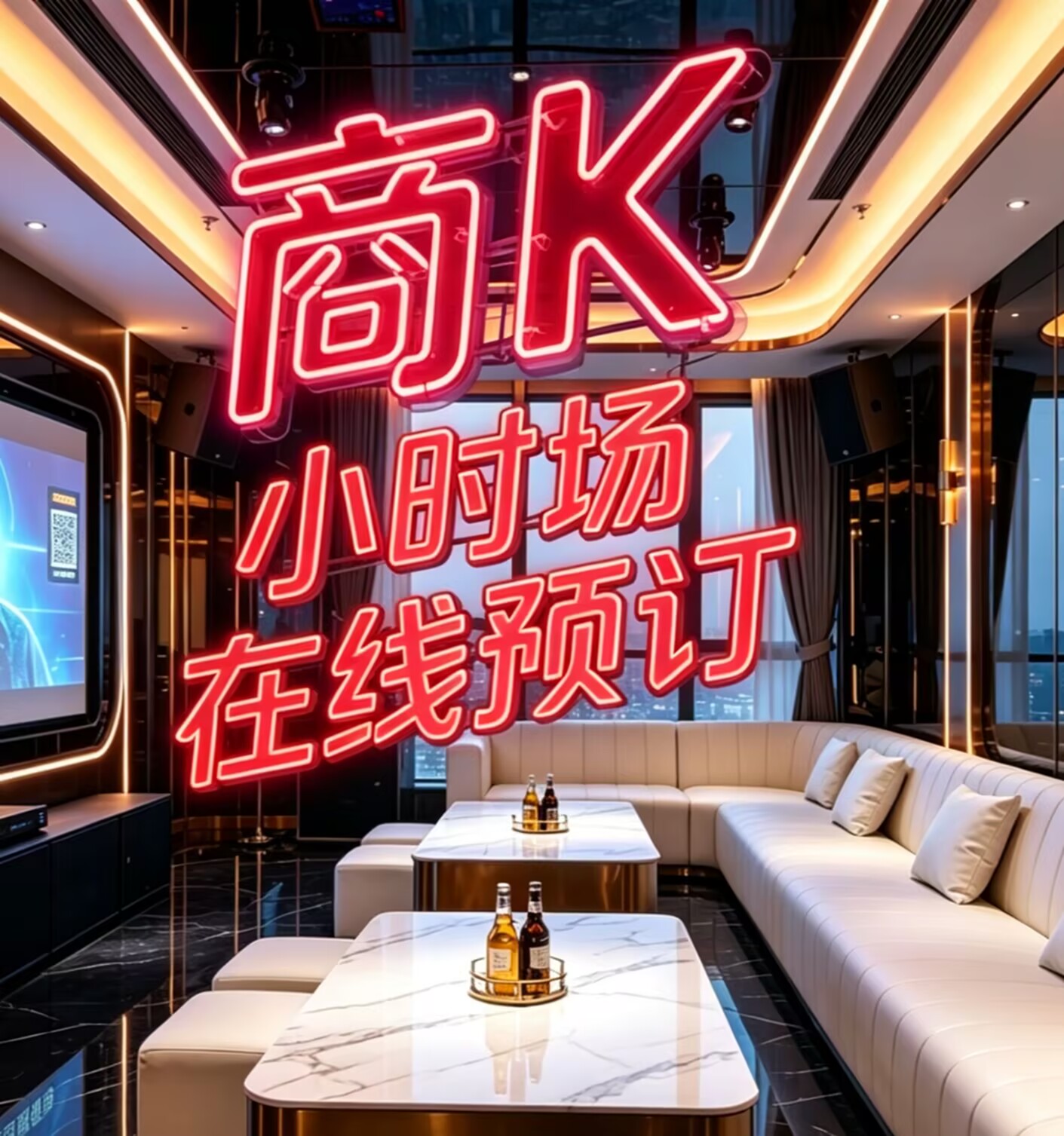 深圳龙华大浪歌悦PARTY KTV_复古港风主题